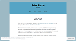 Desktop Screenshot of petersterne.com